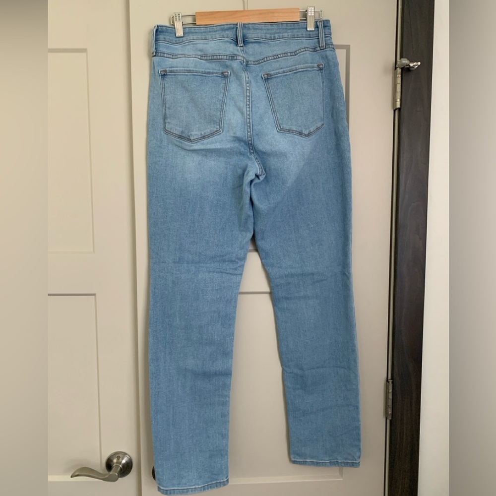 Old Navy Light Blue Straight Leg Jeans - Picture 2 of 3